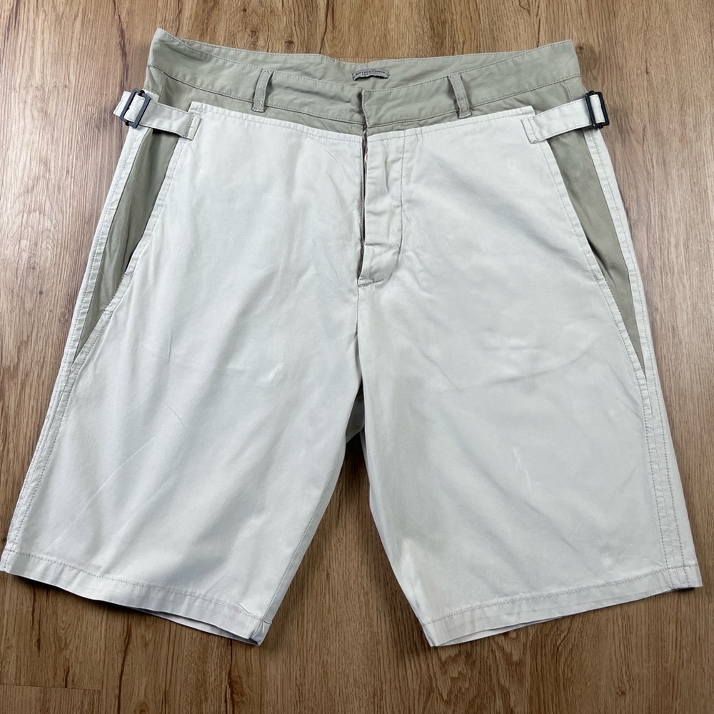 Bottega Veneta Men’s Shorts XL (IT 56) Beige Cotton Designer Italy 40–42 Waist